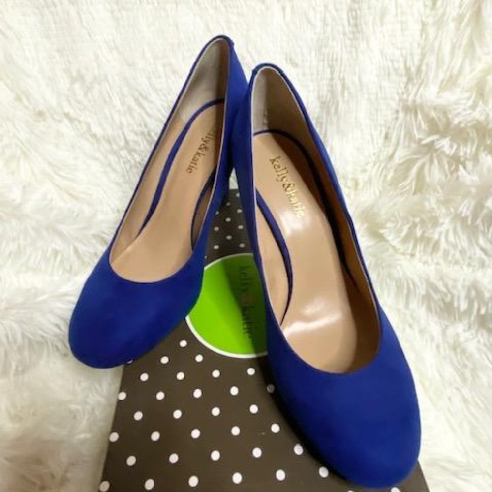 Kelly & Kate Royal Blue Suede Shoes
